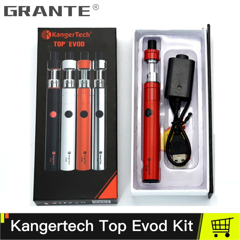 Оригинальный Комплект Kangertech Topevod Vape с атомайзером Kanger Top Evod 1 7 мл 650 мАч комплекты