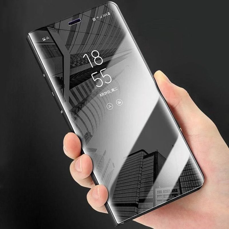Умный зеркальный флип-чехол для Huawei Mate 9 Pro чехол P9 Plus Honor 8X 7C 8 10 Lite оболочка |