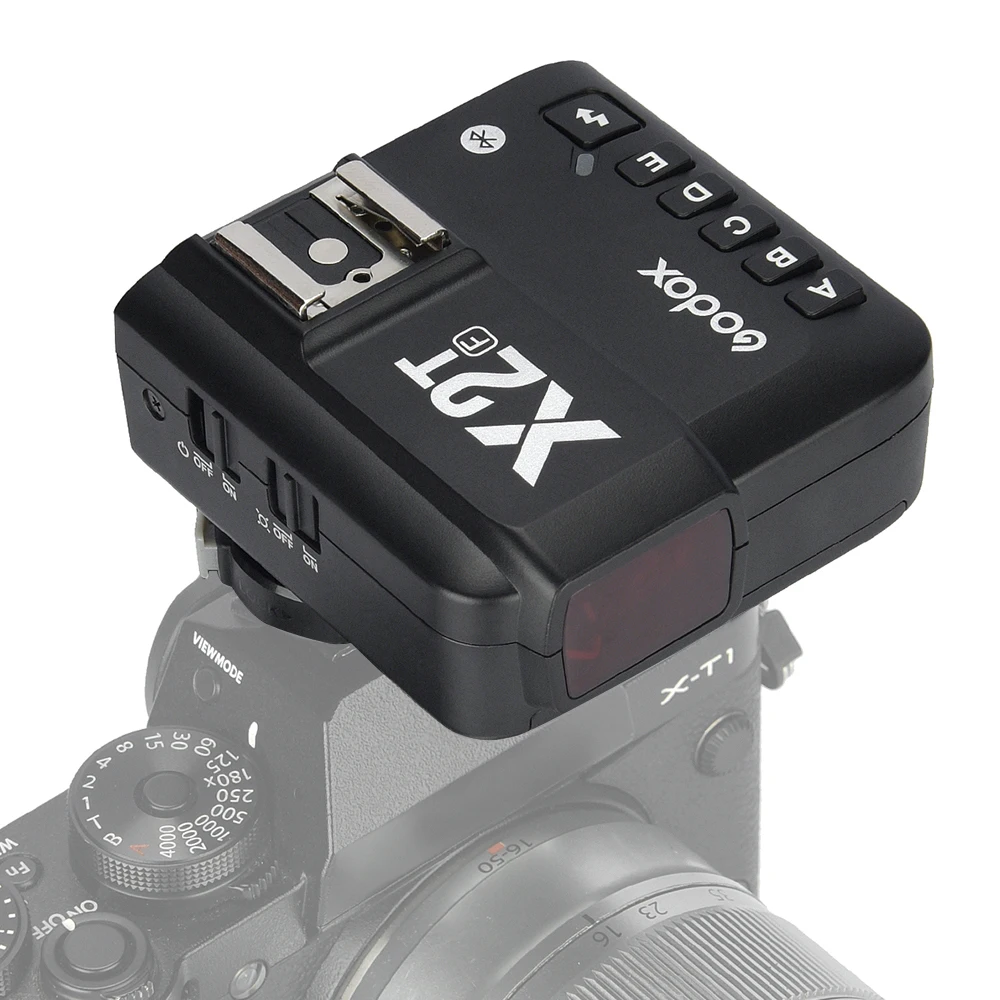 Godox X2T-F ttl беспроводной триггер вспышки 1/8000s HSS 2,4G беспроводной триггер передатчик для Fuji DSLR камеры для Godox V1 AD200