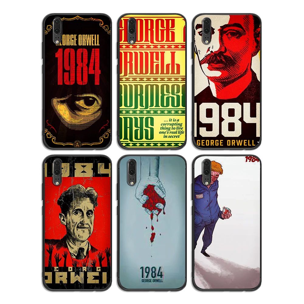 1984 Джордж Оруэлл книга Новый мягкий телефон для huawei P8 P9 P10 P20 P30 Lite Pro P Smart 2016 2019 ТПУ