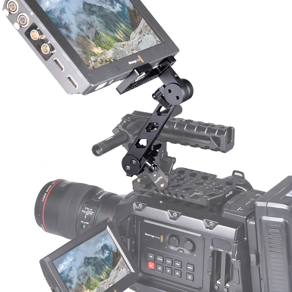 Кронштейн для ЖК монитора SmallRig EVF со встроенным зажимом Nato Zacuto Gratical HD/BMVA/SmallHD 502HD