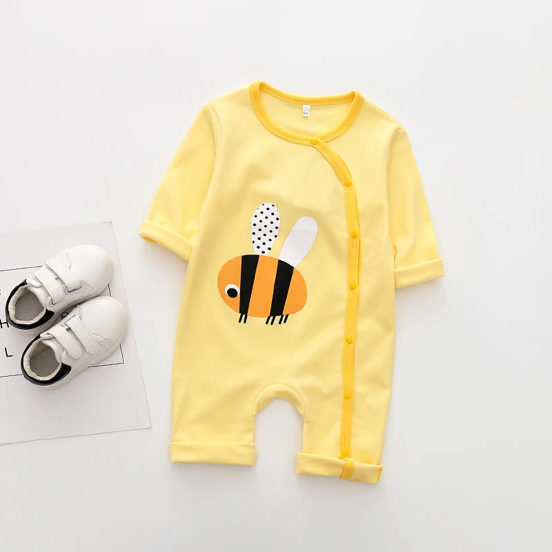 New Arrival baby Cotton Rompers Lovely Fox Animal Onepiece Jumpsuits Longsleeve Soft infant toddler clothes bebe roupas | Детская одежда