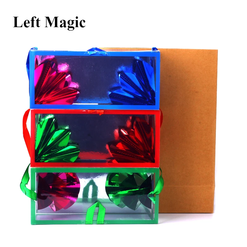 Mini Dream Bag / Appearing Flower Box (13*6.2*6.2cm)  Magic Tricks Super Delux Bag Appearing Flower Empty From Box Magic Props