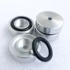 Алюминиевые ножки BRZHIFI (с резиновым кольцом) для усилителя мощностипредусилителядинамика D:30 мм H:10 мм