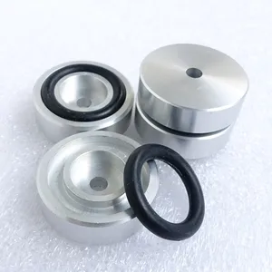 Алюминиевые ножки BRZHIFI (с резиновым кольцом) для усилителя мощностипредусилителядинамика D:30 мм H:10 мм