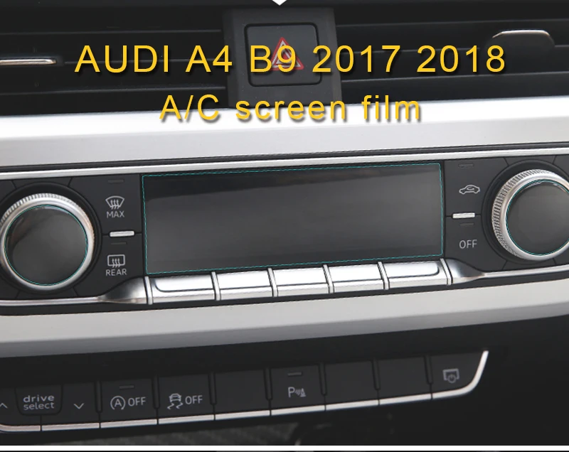 Gelinsi для Audi A4 A5 S4 S5 B9 автомобильный регулятор громкости экрана HD защитная пленка накладка наклейка аксессуары для интерьера
