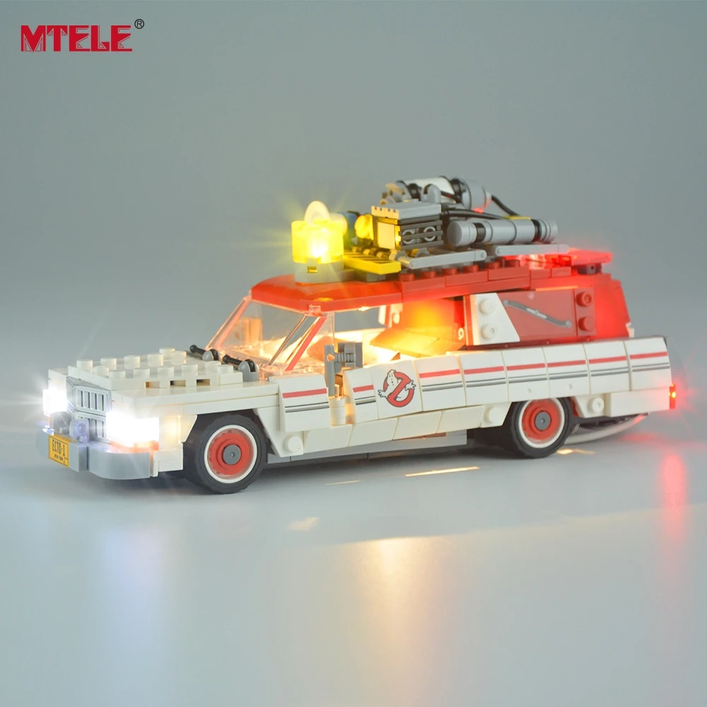 MTELE светильник Kit для Ghost Busters Ecto 1 & 2 модели строительных блоков совместимые с