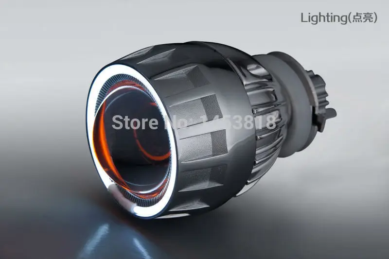 2GE 2 5 'ཟ w дюймовый HID проектор свет H4 H1 H7 Белый Синий Желтый Фиолетовый Красный