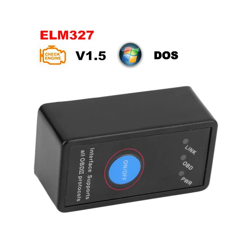 Горячие Мини ELM327 Bluetooth/Wifi V1.5/V2.1 OBD2 OBDII считыватель кодов ELM 327 Bluetooth Wifi для Android/IOS работа дизель J25C27 - Цвет: Style E