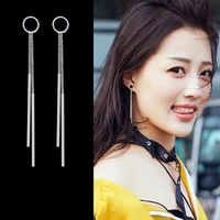 new arrival round clip earrings for women elegant fashion fake tassel earrings no pierced charm jewelry ear clip wholesale gift