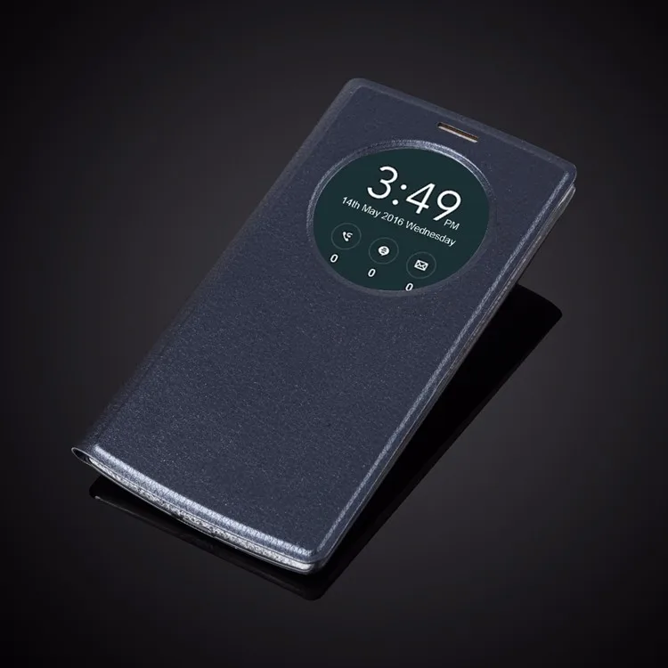 Новое поступление для LG G4S, кожаный чехол с Откидывающейся Крышкой, быстрый круглый чехол, функция автоматического отключения, умный вид, задняя крышка батареи для LG G4S
