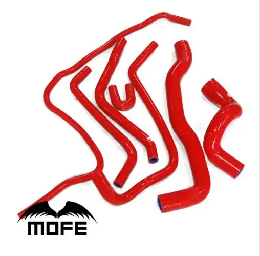 

MOFE 7pcs комплект силиконовых шлангов радиатора для Saab 9-3 2,0 T 1998 ~ 2002