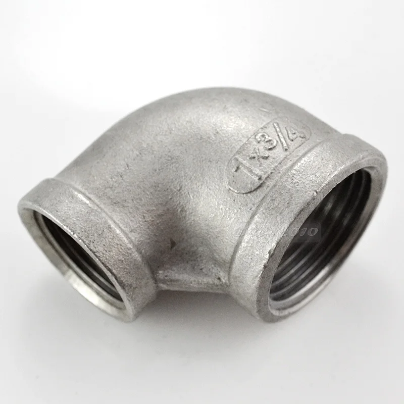 MEGAIRON 1 &quot- 3/4&quot BSPT с резьбой редуктор локтя труба F/F 90 градусов угловой