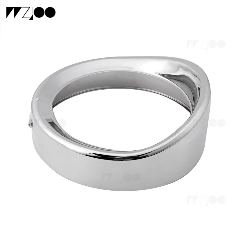 Motorcycle 7 inch Chrome Headlight Headlamp Trim Ring ForUniversal motorcycle Touring Road King Glide Street and Tri |