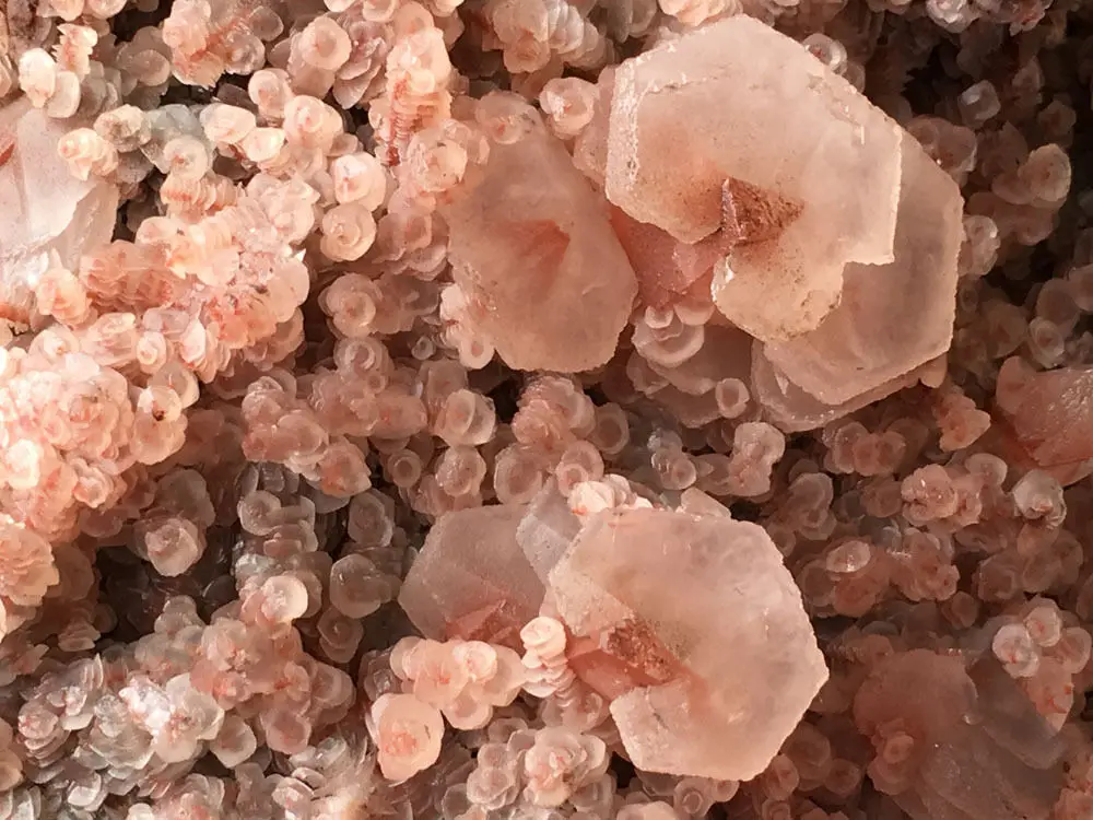 

626g New Find Natural Beautiful Pink calcite specimens FROM INNER MONGOLIA graduation gifts