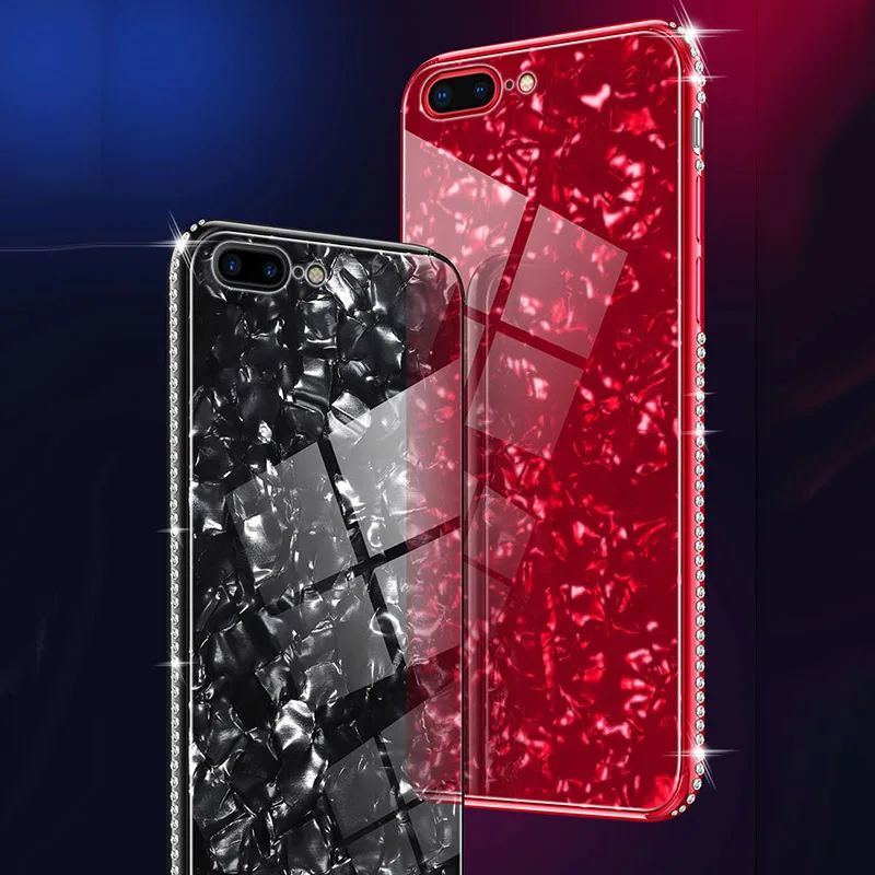 Чехол BFOLLOW с мраморным бриллиантом и блестками для iPhone 6 6S Plus/7 8 Plus/X XS MAX XR роскошная