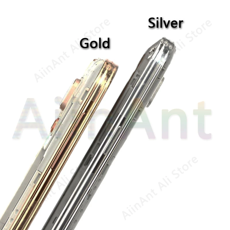 For Samsung Galaxy S5 G900 G900H G900F Middle Bezel Plate Front Frame Housing Cover With Camera Glass Ring Gold Silver |