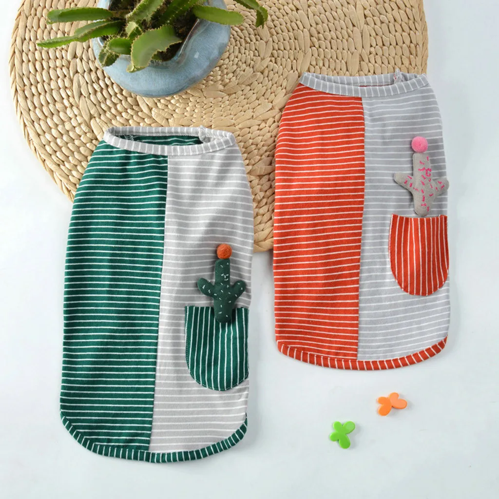 Одежда для домашних животных на весну и лето в стиле пэчворк цветная жилетка