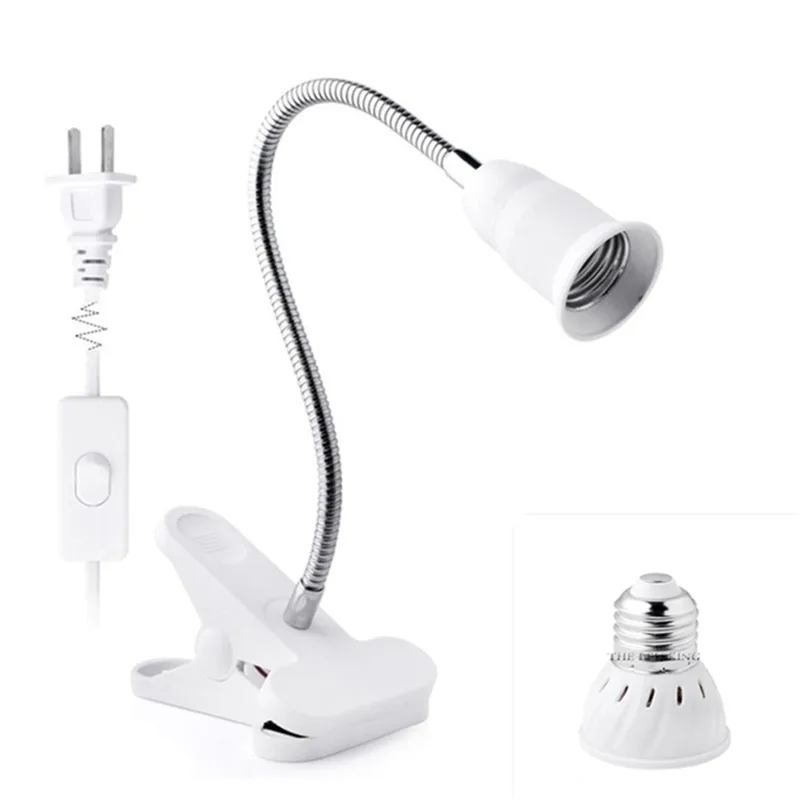 one head - US plug Светодиодный светильник для выращивания полный спектр светодиодный Фито лампа освещение для гидропонной установки зажимы для цветов овощей саженцев теплицы растений Fitolampy - Испускаемый цвет: one head - US plug
