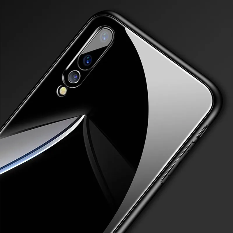 Роскошный стеклянный зеркальный чехол SemgCeKen для huawei p20 pro lite p20pro p 20, силиконовый тонкий жесткий чехол для телефона etui
