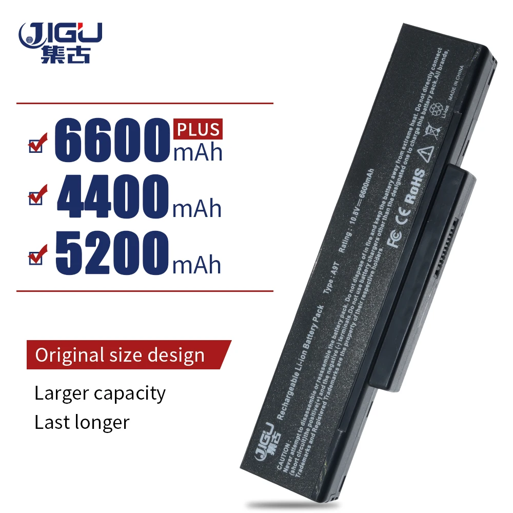 

JIGU Laptop Battery For Asus 90-NI11B1000 90-NI11B1000Y 90-NIA1B1000 A32-F3 F3M F3Q F2 F3 F3T F3U F3J F3F F2F M51 Z53 Z53T M51A