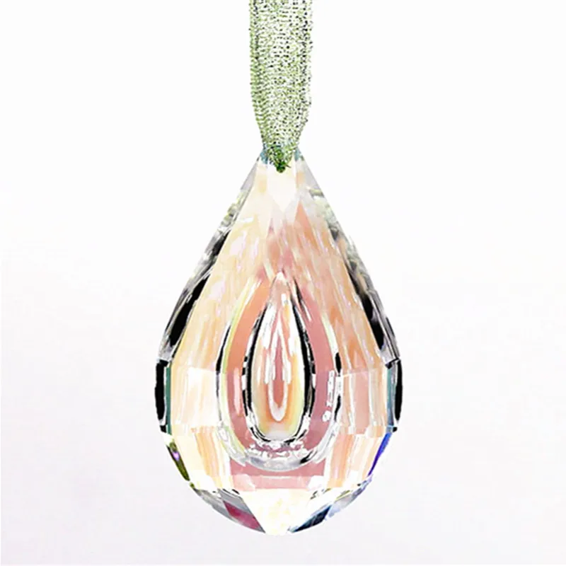 Великолепные хрустальные подвески K9 для люстр (Бесплатные Кольца) 3 шт. 76x47 мм