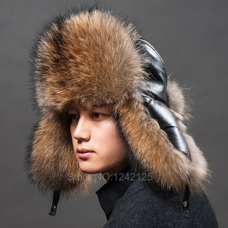 Новинка для русской зимы родителей и детей мальчиков мужчин женщин шапка из натурального меха верх