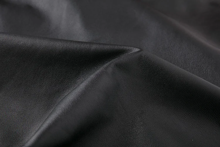 RYS7305, зимняя, прямая, Saia Femme, натуральная кожа, наппа, OL, сексуальная, макси юбка, женская, с разрезом, черная, Jupe, тонкая, шаг 80 см, длинная, Gonne