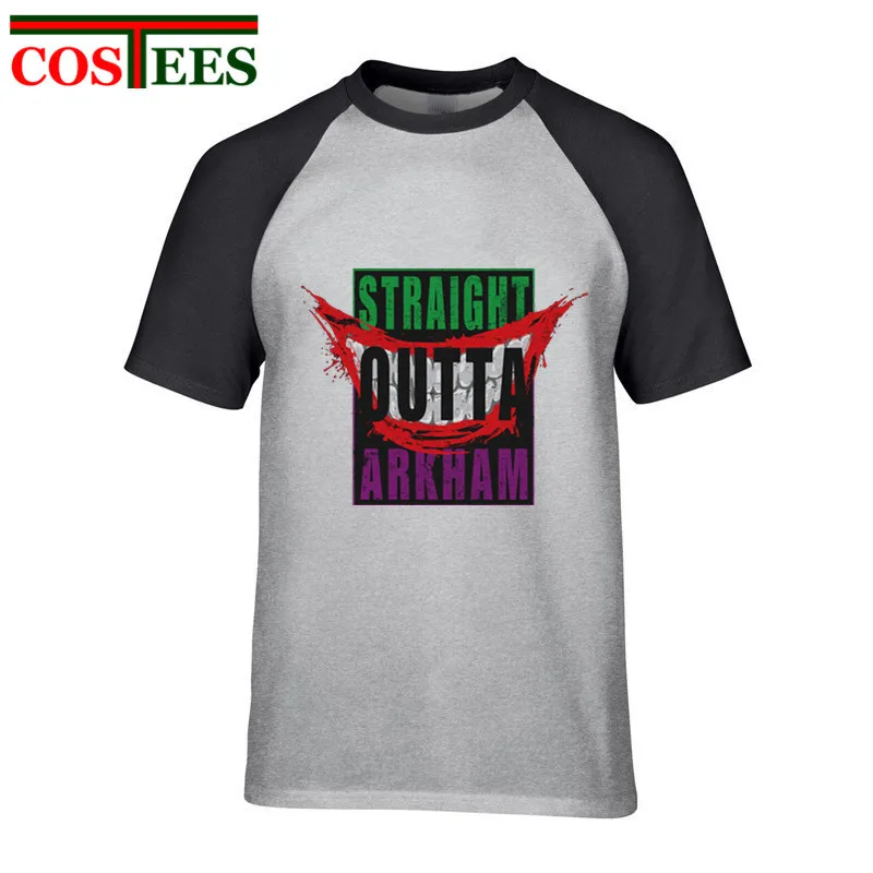 2019 горячая Распродажа креативный дизайн прямая футболка из Аркхема Мужская с