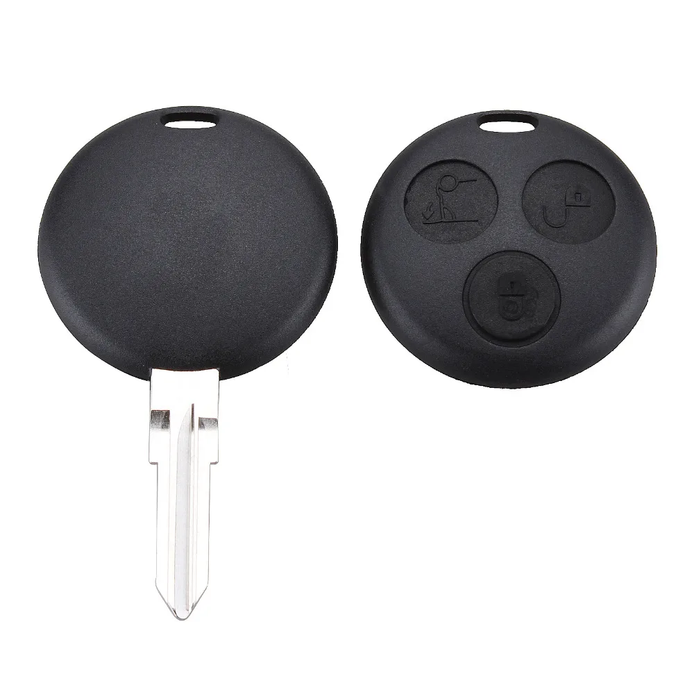 Чехол для автомобильного ключа 3 кнопки Mercedes w124 w202 w210 w203 Benz Smart Fortwo Key Shell Remote transponder