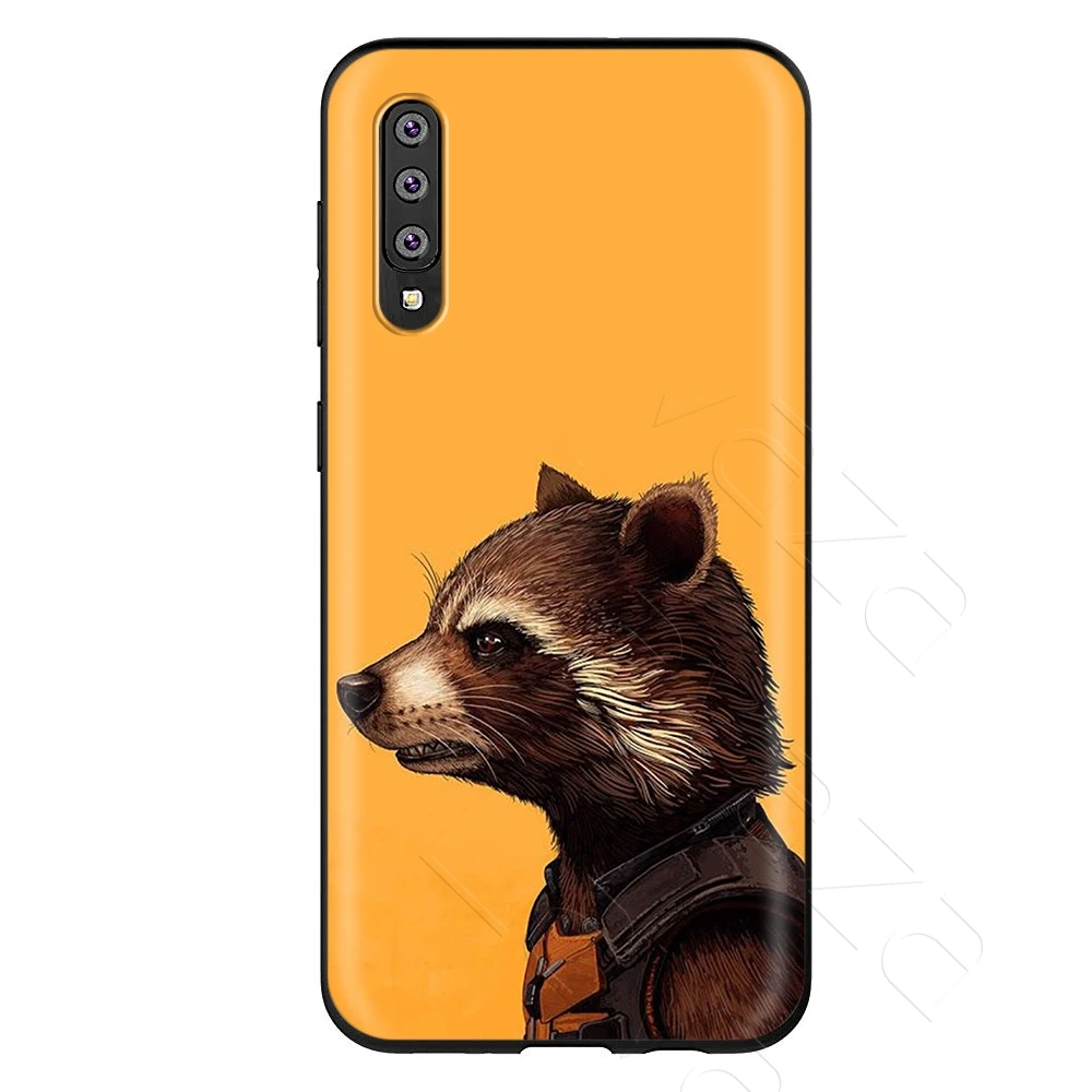 Lavaza Guardian реактивный енот Грут Treeman чехол для samsung Galaxy S6 S7 край J6 S8 S9 S10 плюс A3 A5 A6 A7 A8 A9 Note 8, 9