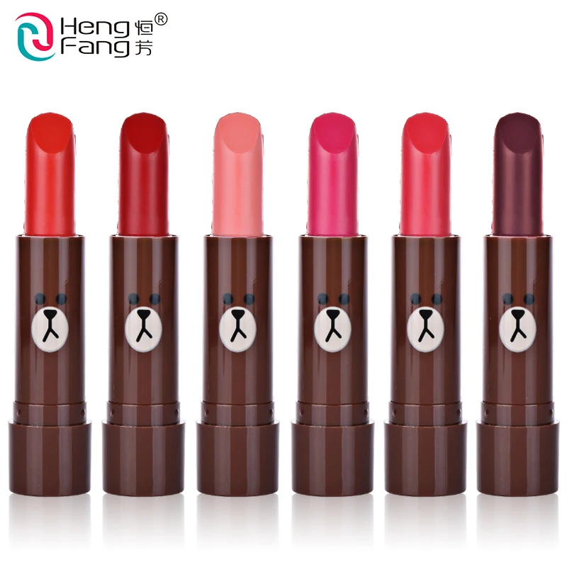 1 Набор = 6 шт губная помада с эффектом длительного увлажнения 3 стильные