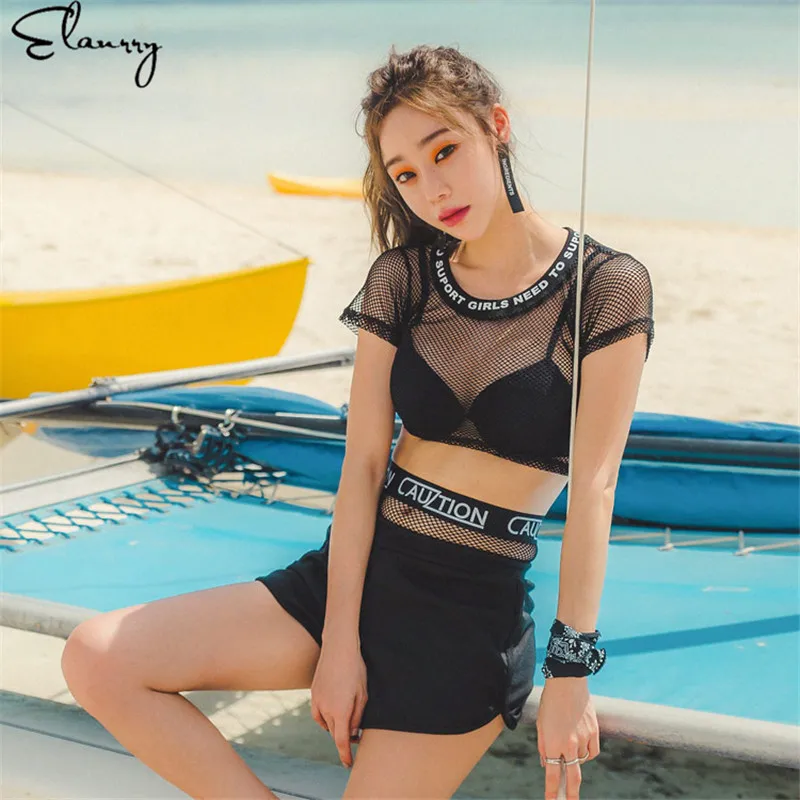 2018 Женский комплект бикини спортивный сексуальный купальник пуш ап из 3