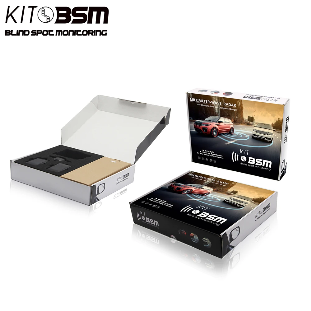 Kitbsm Автомобильная слепое пятно сенсорная помощь BSM 24GHZ Bsd/Bsm/Bsa автомобиль слепое пятно обнаружения микроволновка и боковая система обнаружения