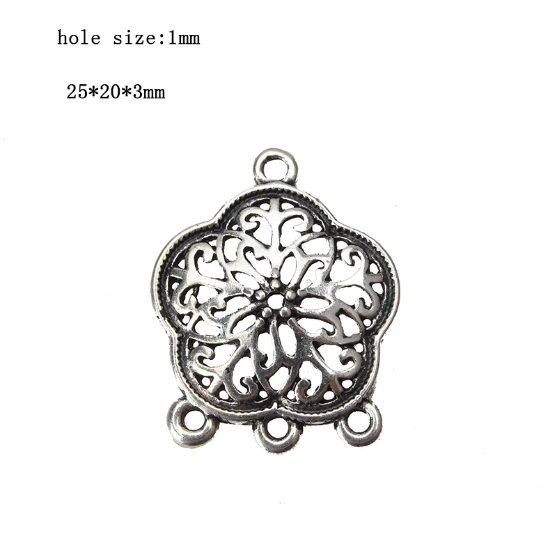 5 шт./лот серьги из сплава в стиле ретро с различным дизайном Очаровательная