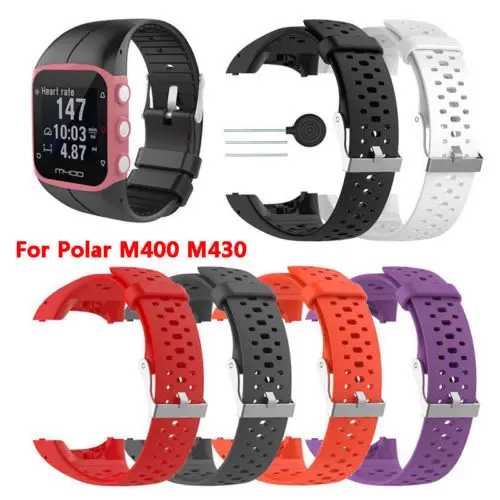 Сменный силиконовый ремешок на запястье браслет для Polar M400 M430 умные часы спорта |