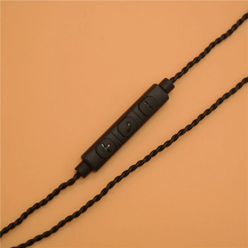 Модернизированные наушники 0,75 мм 2 Pin Сменные аудио кабели для ZS3 ZS4 ZS5 ZS6 ZST ED12 ES3 ESR 3,5 мм для IPhone Xiaomi Androi IOS