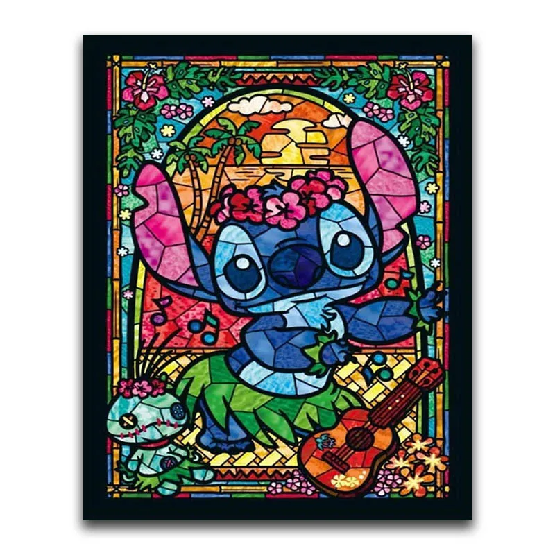 6 5D DIY Алмазная вышивка крестиком мультфильм Мозаика из круглых бриллиантов красочные Дисней полный квадратный вышивка бисером, животное - Цвет: 6