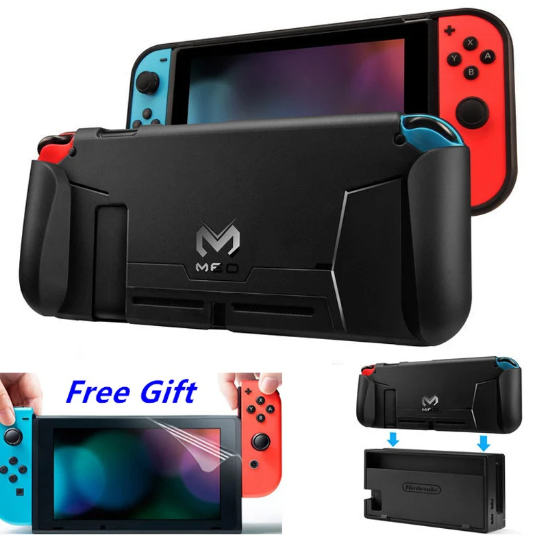 Nintendo Switch аксессуары Защитный чехол Защитная крышка ТПУ Корпус док-ручками w/слот