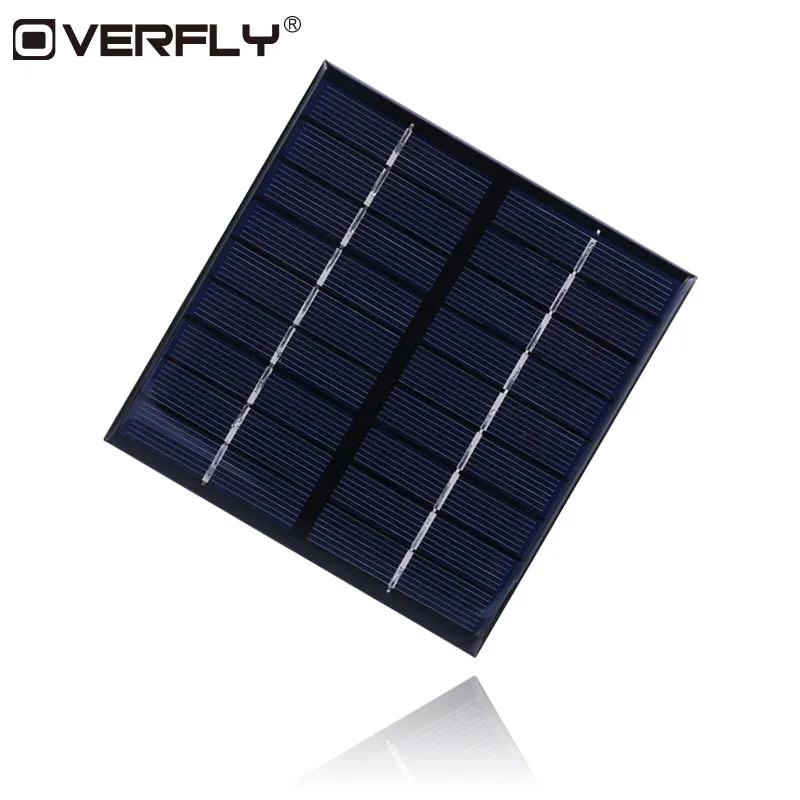 Overfly солнечная панель 2 Вт 9 в портативный мини DIY модуль система для батареи