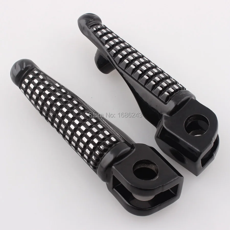 Черные передние колышки для ног Подножка Kawasaki NINJA ZX6R ZX636 Ninja 650R EX650 250R EX250 ZZR1400 ZX14 ZX-14