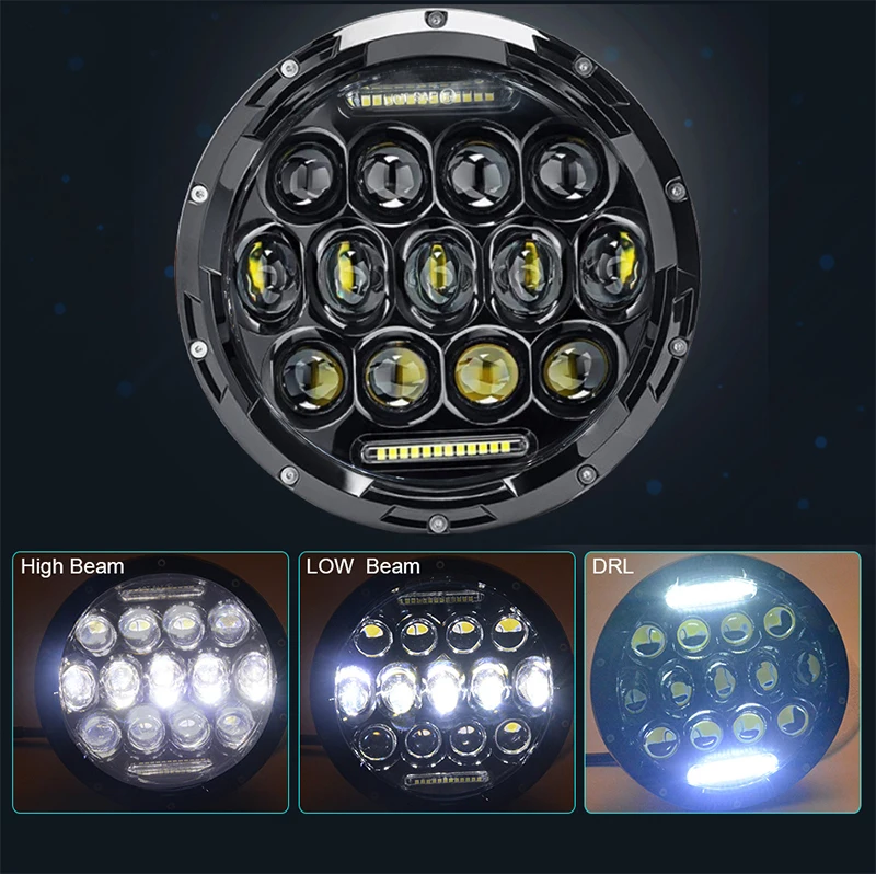 Комплект светодиодных фар 40 Вт 7 дюймов ходовые огни H4 H13 дальний и ближний свет