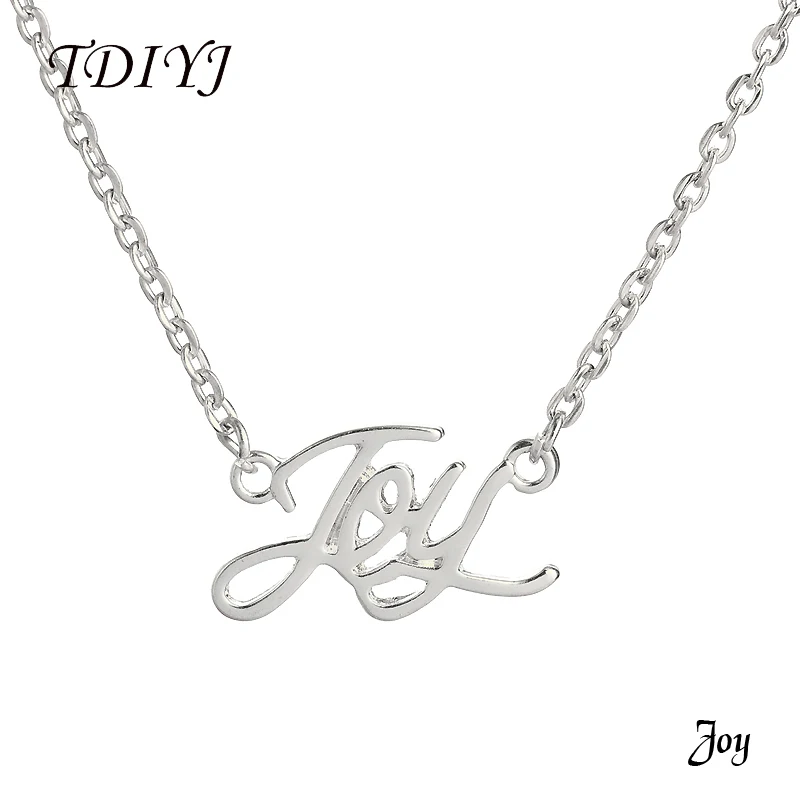 5 шт. цепочка чокер с надписью Joy Word|necklace silver|choker necklacenecklace women |