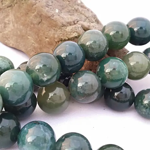 16PCS 10MM 12MM Natural Stone Round Beads Ball Diy Jewelry Findings Necklaces Earrings Bracelets Accessories | Украшения и