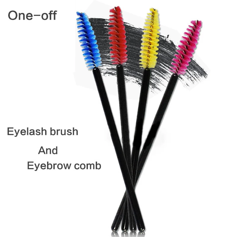 25 шт. одноразовые кисти для туши набор микро кистей ресниц пудра макияжа