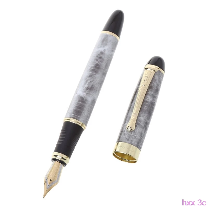 Мрамор перьевая ручка Средний наконечник 0 5 мм Каллиграфия Подпись Школа