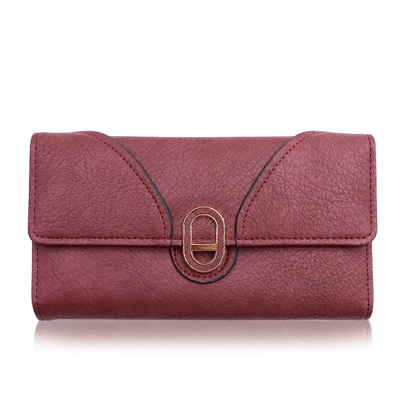 Женский Длинный кошелек с геометрическим рисунком трехскладной множеством