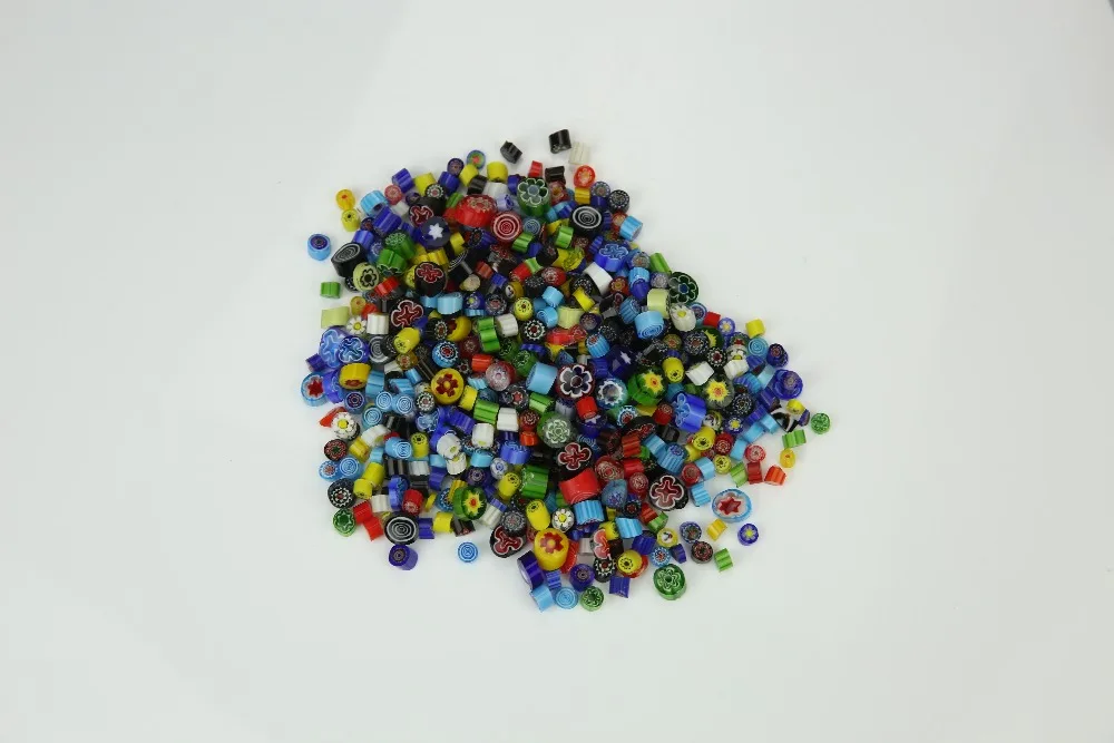 50 г/пакет смешанный красивый 2020 Millefiori COE90 микроволновая печь аксессуары стекло