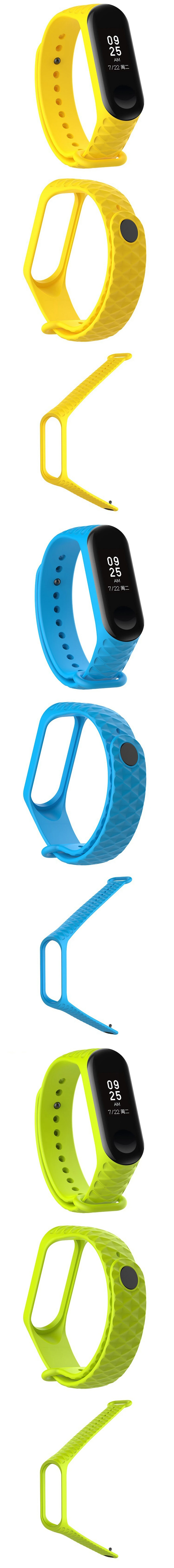 Силиконовый ремешок для XIAOMI Miband 3 замена браслета спортивные часы напульсник SmartBand ремень браслет аксессуары, запасные части