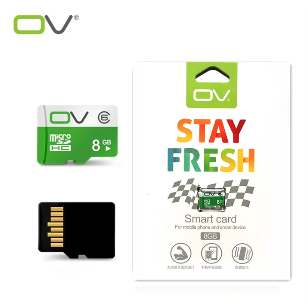 Карта памяти OV TF(Microsd) 8 ГБ карта C6 45 м/с подходит для записи мобильный телефон